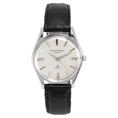 Vintage 1960’s Girard-Perregaux Gyromatic 34MM 39 Jewels Steel Automatic Watch