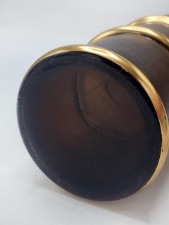 Vintage 1960s Glass Cylinder Vase