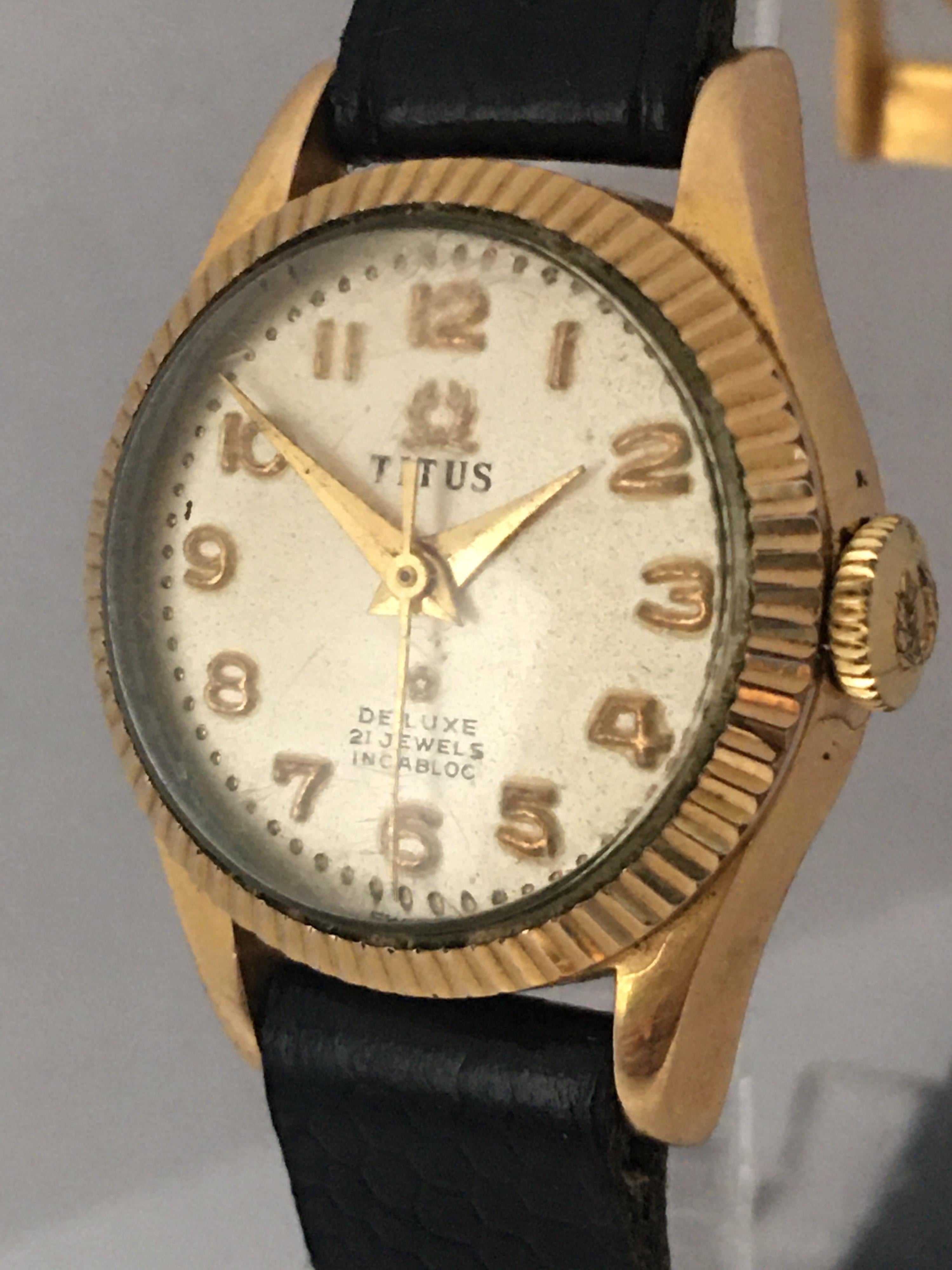 vintage titus ladies watch