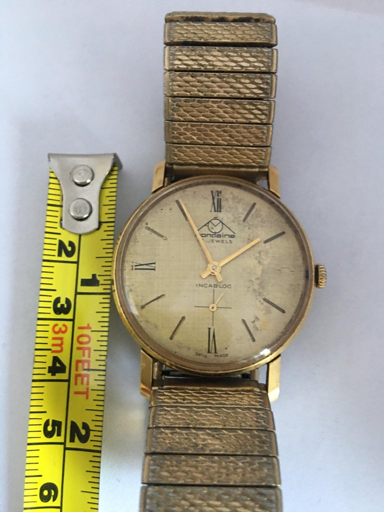 Montre Mécanique Lausann Plaqué Or – 27mm – Fonctionne – Vintage