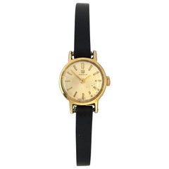 Vintage 1960er Jahre vergoldet und Edelstahl TISSOT Damen mechanische Uhr