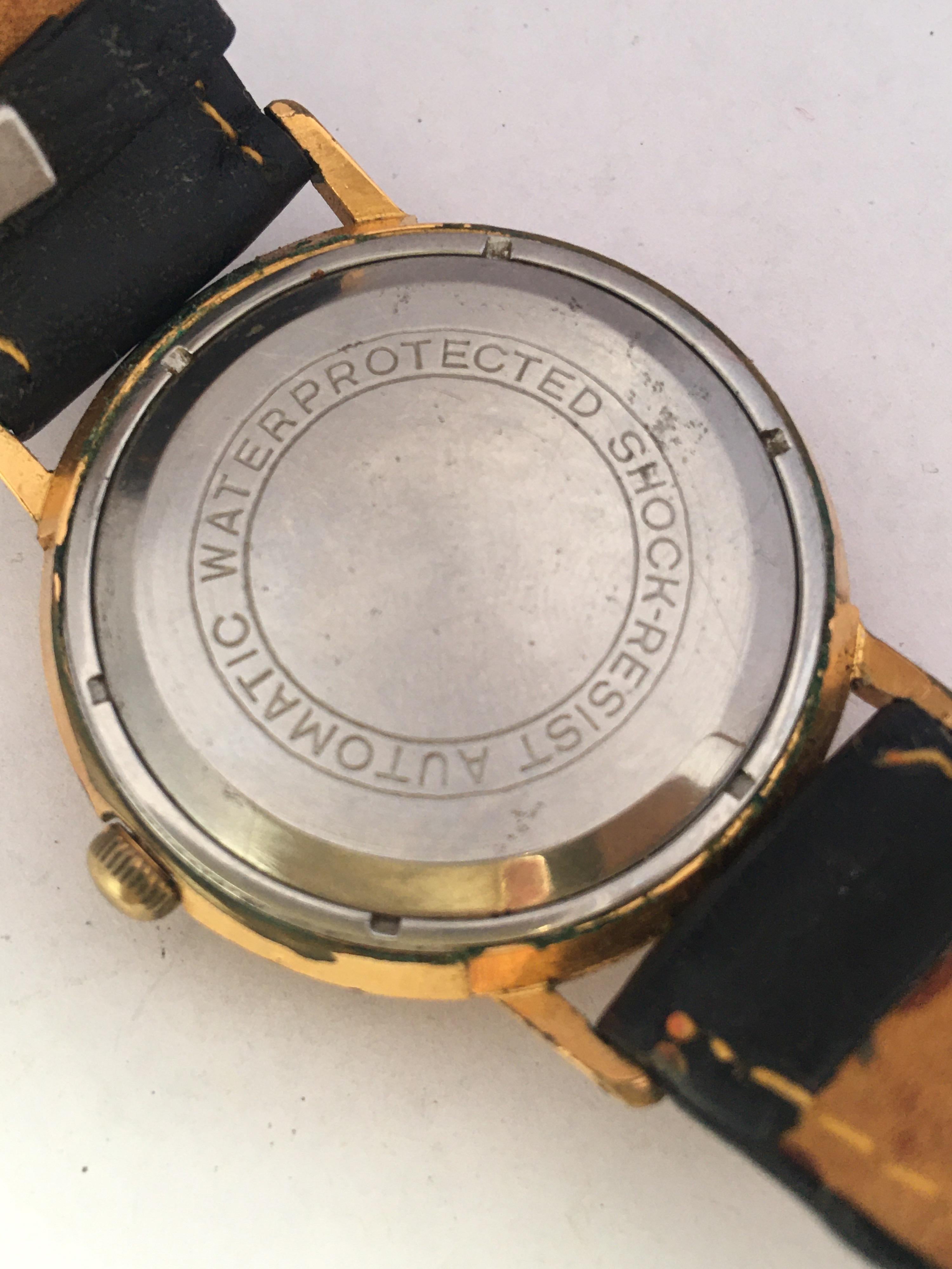 Vintage 1960s Gold-Plated Poljot 29 Jewels Automatic Watch 1