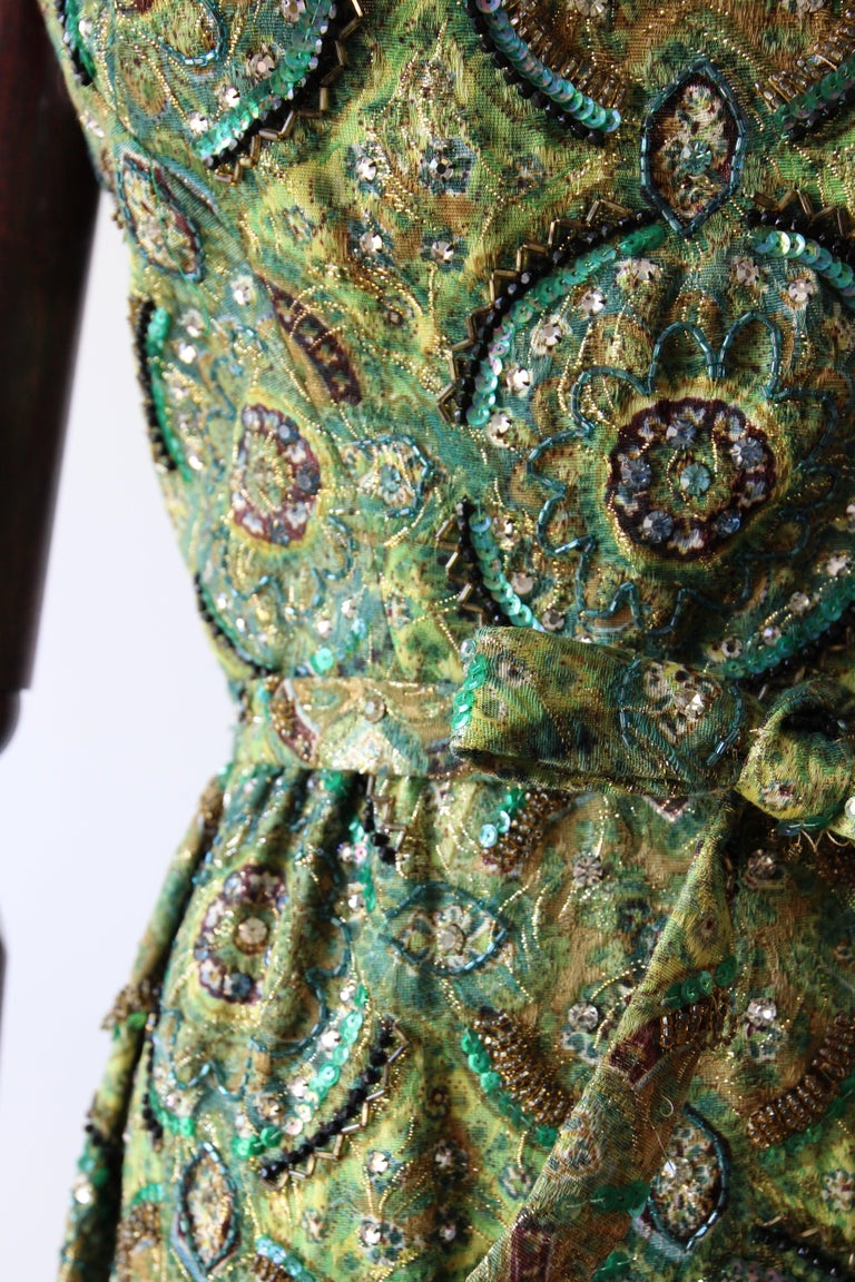 slim fit dress slacks Elena Paisley Print Midi Dress- Green, Modest Loose Fit Dress Small / Green