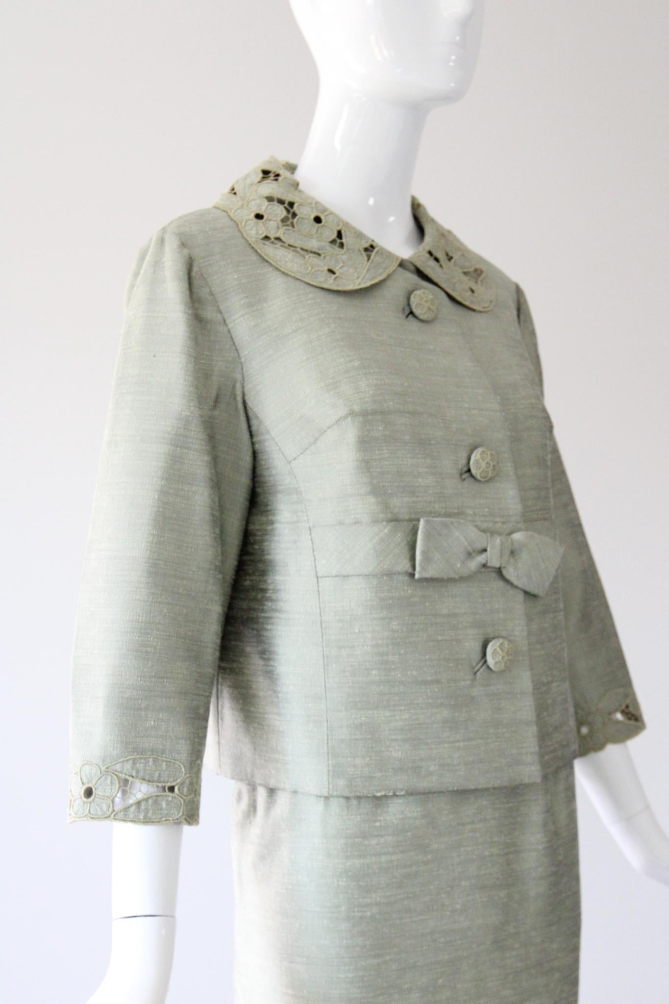 Vintage 1960's Greene & Greene Greene & Greene, abito con gonna Vintage 1960's Suit UK 8-10 US 4-6 in vendita 1