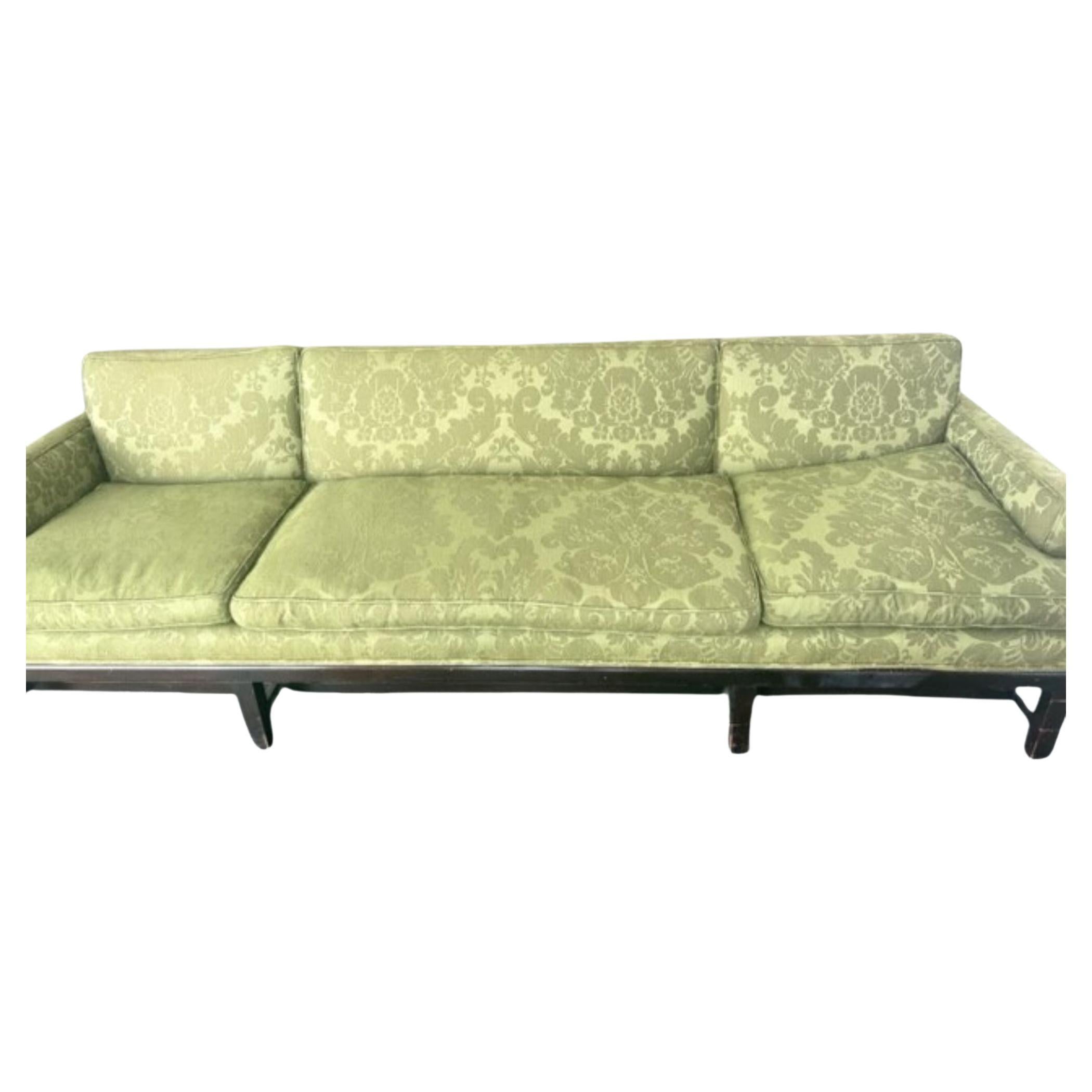 Vintage 1960s Green Sofa 