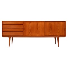 Vintage 1960s Gunni Omann Model 18 Credenza in Teak