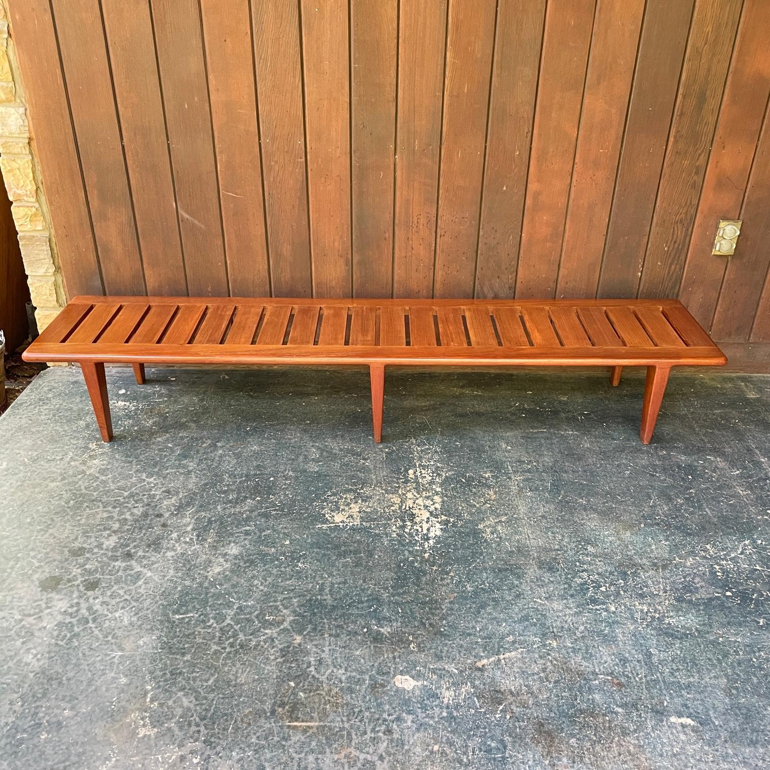 vintage long bench