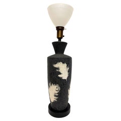 Vintage 1960s Hollywood Regency Pottery Table Lamp