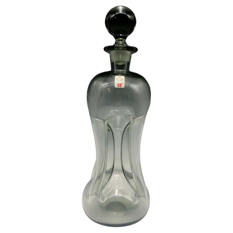 Jacob Bang Designed Holmegaard The Drunken Kluk Kluk Decanter For jacob-bang-designed-holmegaard-the-drunken-kluk-kluk-decanter-for