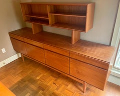 Vintage 1960s Ib Kofod-Larsen Danish Teak Model 66 Credenza 90" Faarup Architect