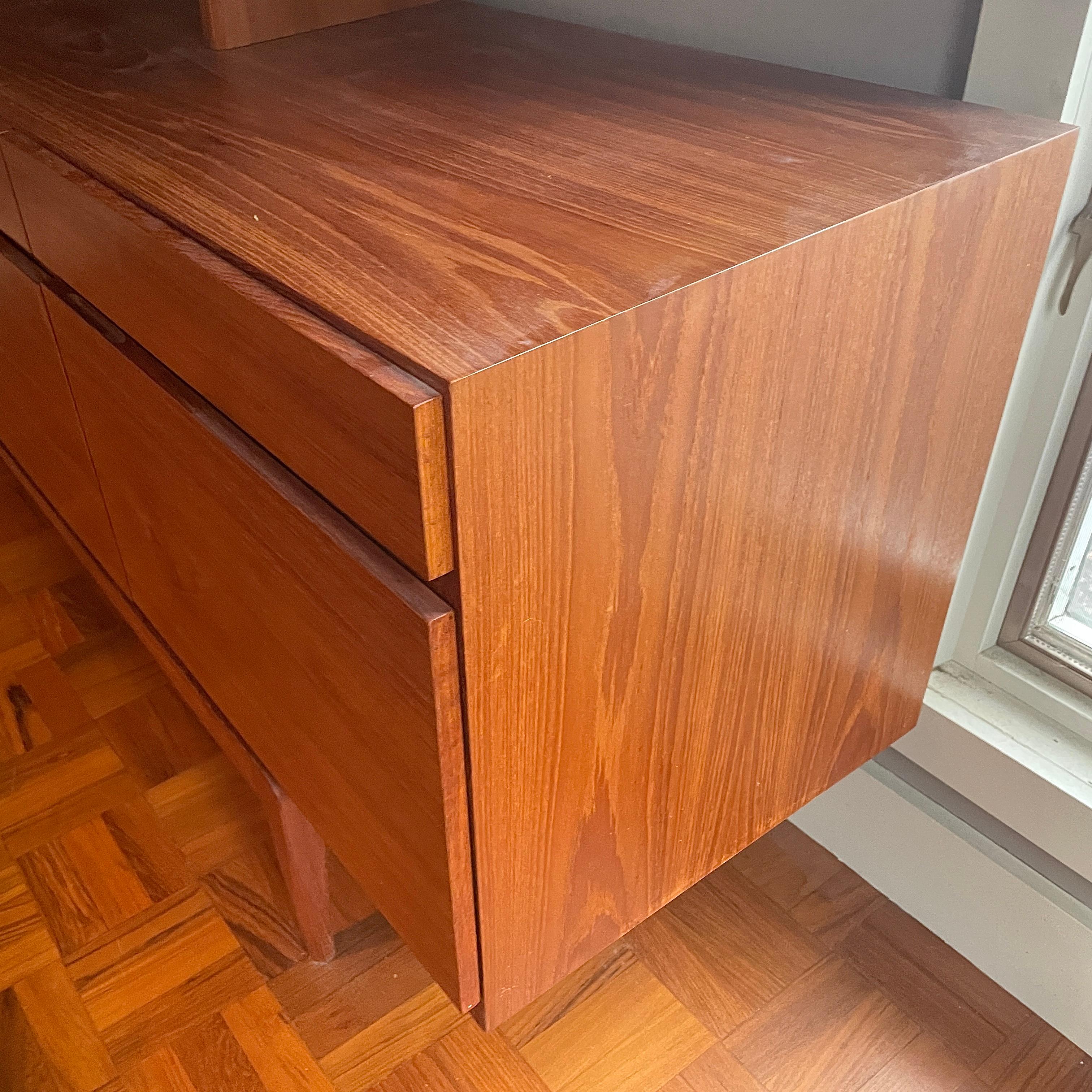 Mid-20th Century Vintage 1960s Ib Kofod-Larsen Danish Teak Model 66 Credenza 90