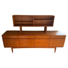 Vintage años 60 Ib Kofod-Larsen Credenza danesa de teca Modelo 66 90" Faarup Architect