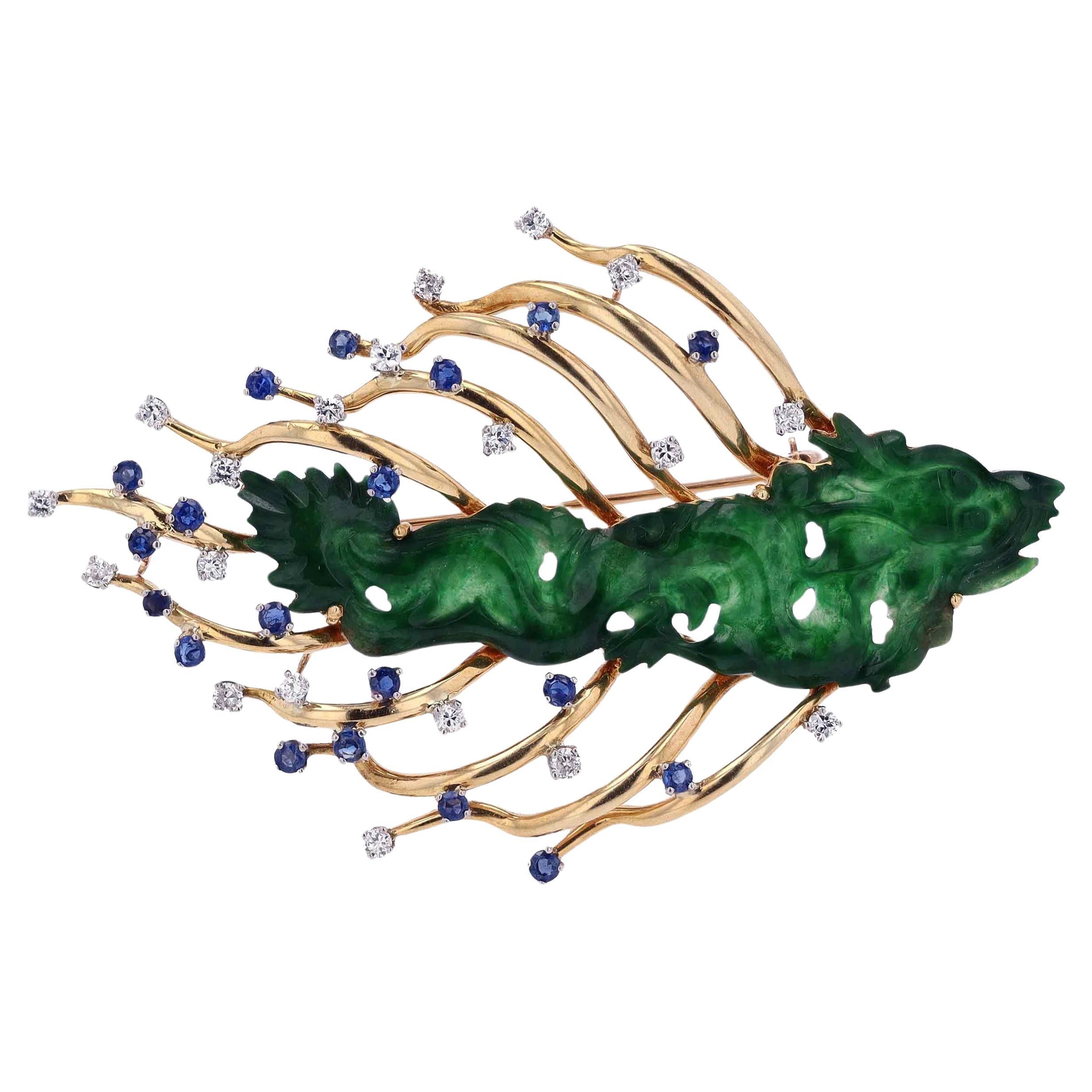 Vintage Drachen Brosche - Punk Anstecker Für Jacken & Schals