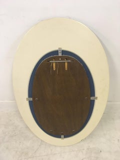 Vintage 1960s Italian Colored Mirror by Cristal Arte