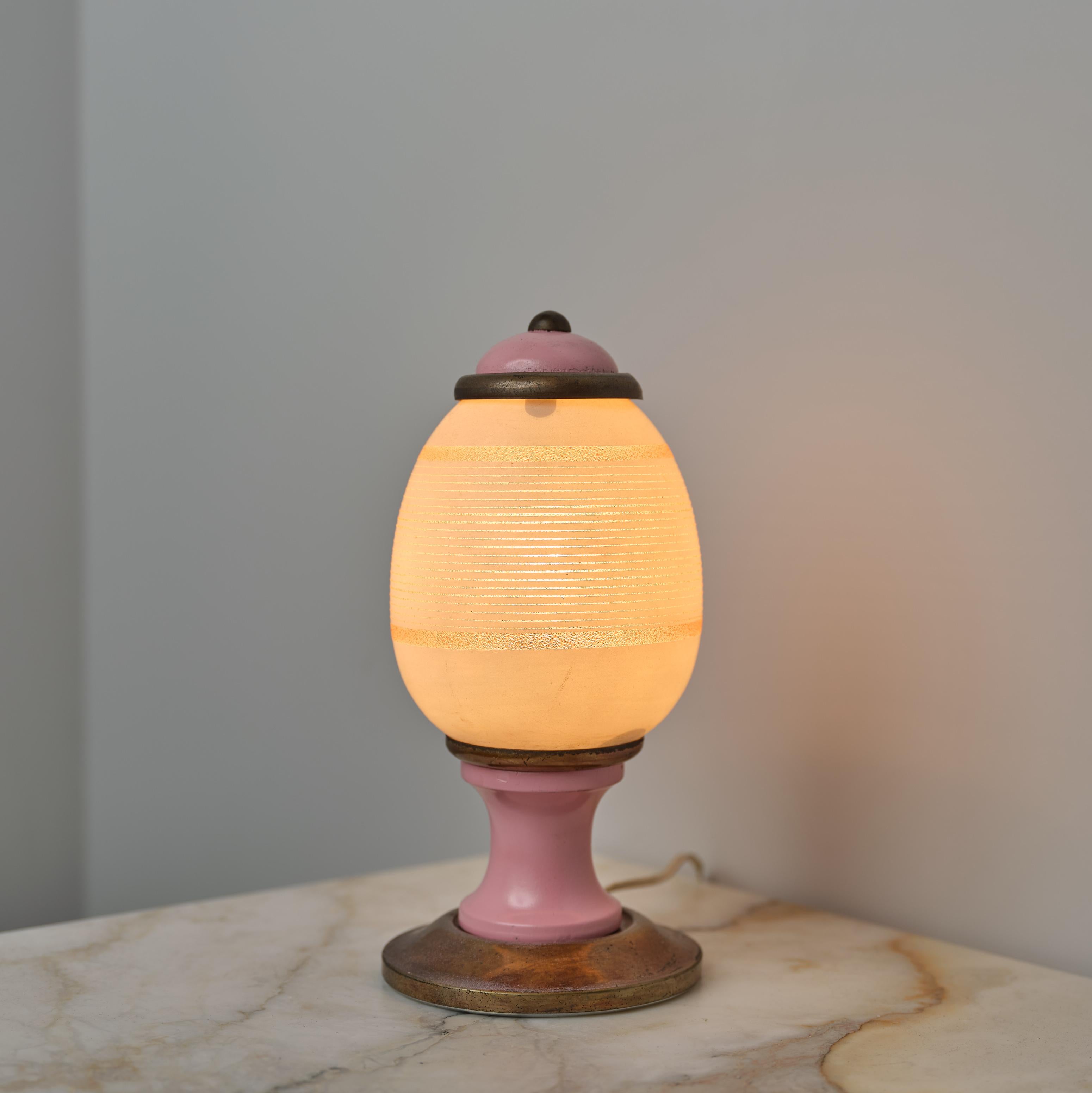 Vintage 1960s Italian Table Lamp For Sale 2