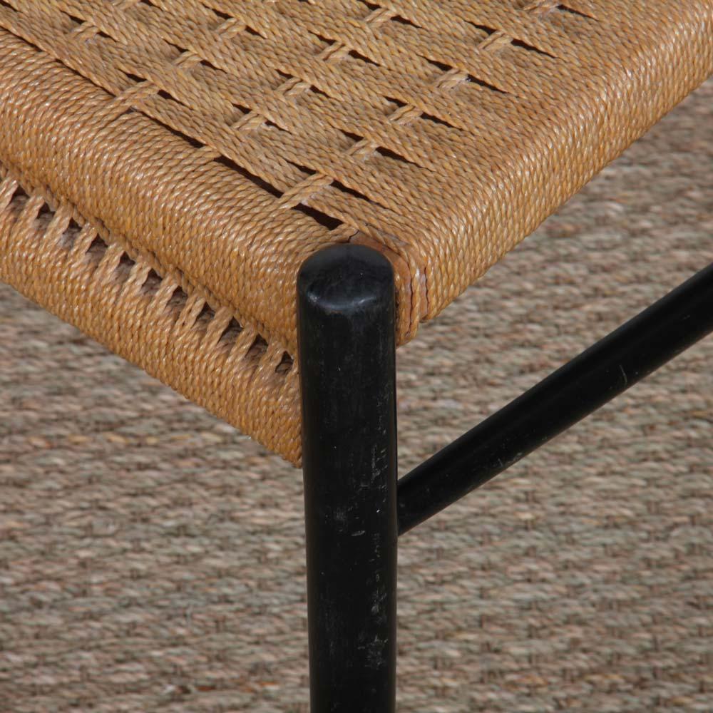 Vintage 1960s Italian wooden chair (Italienisch) im Angebot