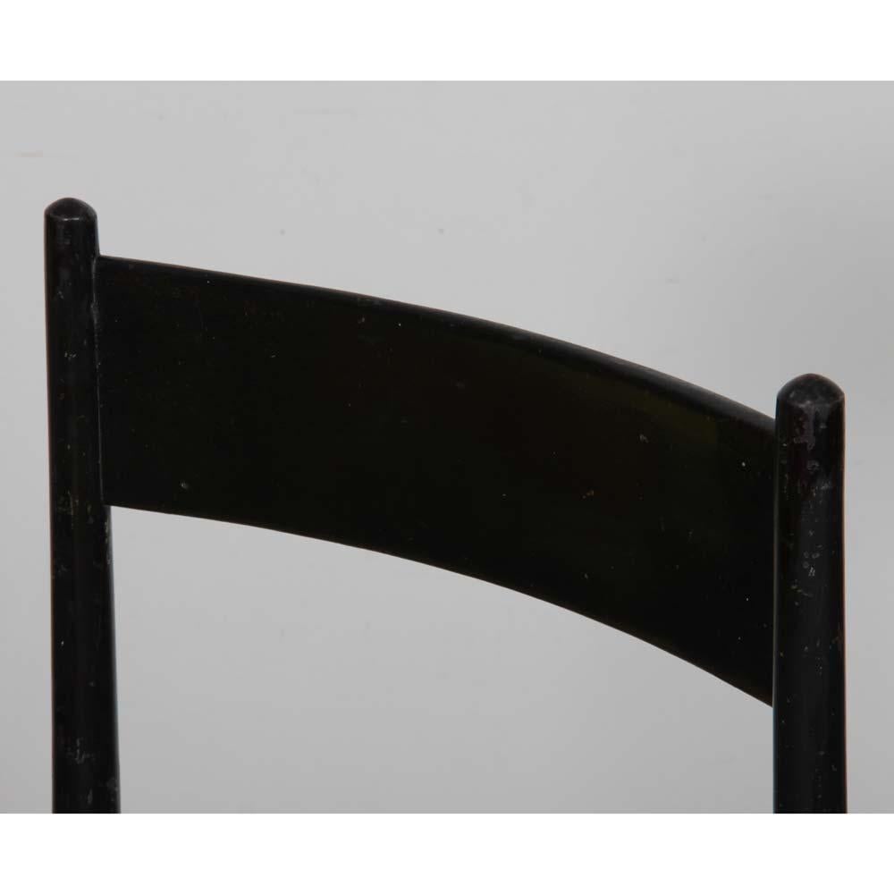 Vintage 1960s Italian wooden chair im Zustand „Gut“ im Angebot in MONTESSON, FR
