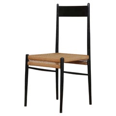 Vintage 1960s Italian wooden chair