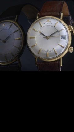 Reloj despertador Jaeger-LeCoultre Memovox vintage de los años 60 en oro amarillo de 14 quilates