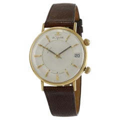 Vintage 1960s Jaeger-LeCoultre Memovox Alarm Watch in 14KT Yellow Gold