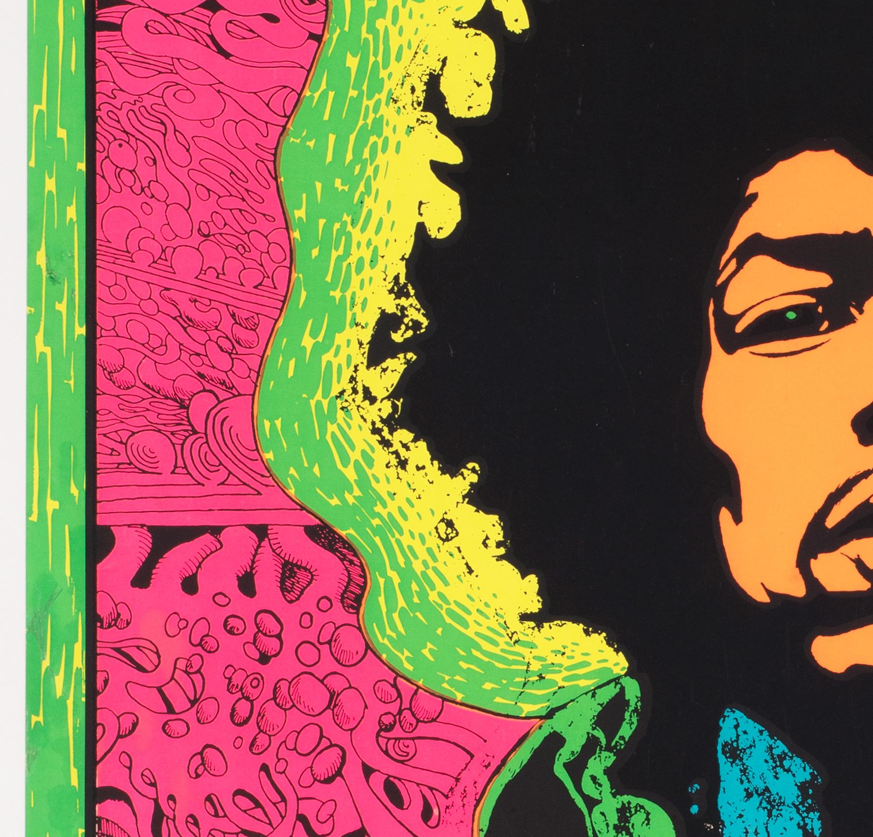 Poster d'epoca del 1960 di Jimi Hendrix, Joe Roberts Jr. In condizioni ottime in vendita a Bath, Somerset