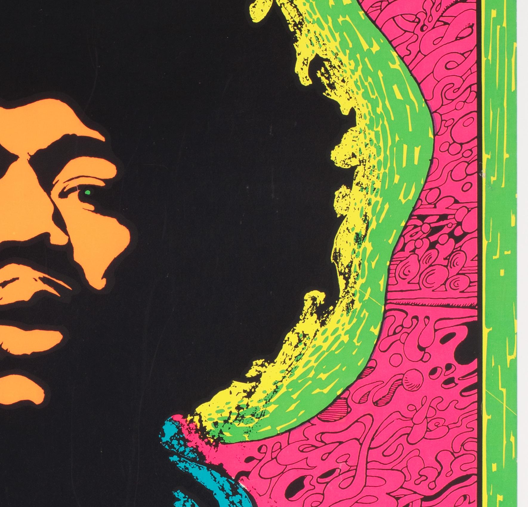 XX secolo Poster d'epoca del 1960 di Jimi Hendrix, Joe Roberts Jr. in vendita