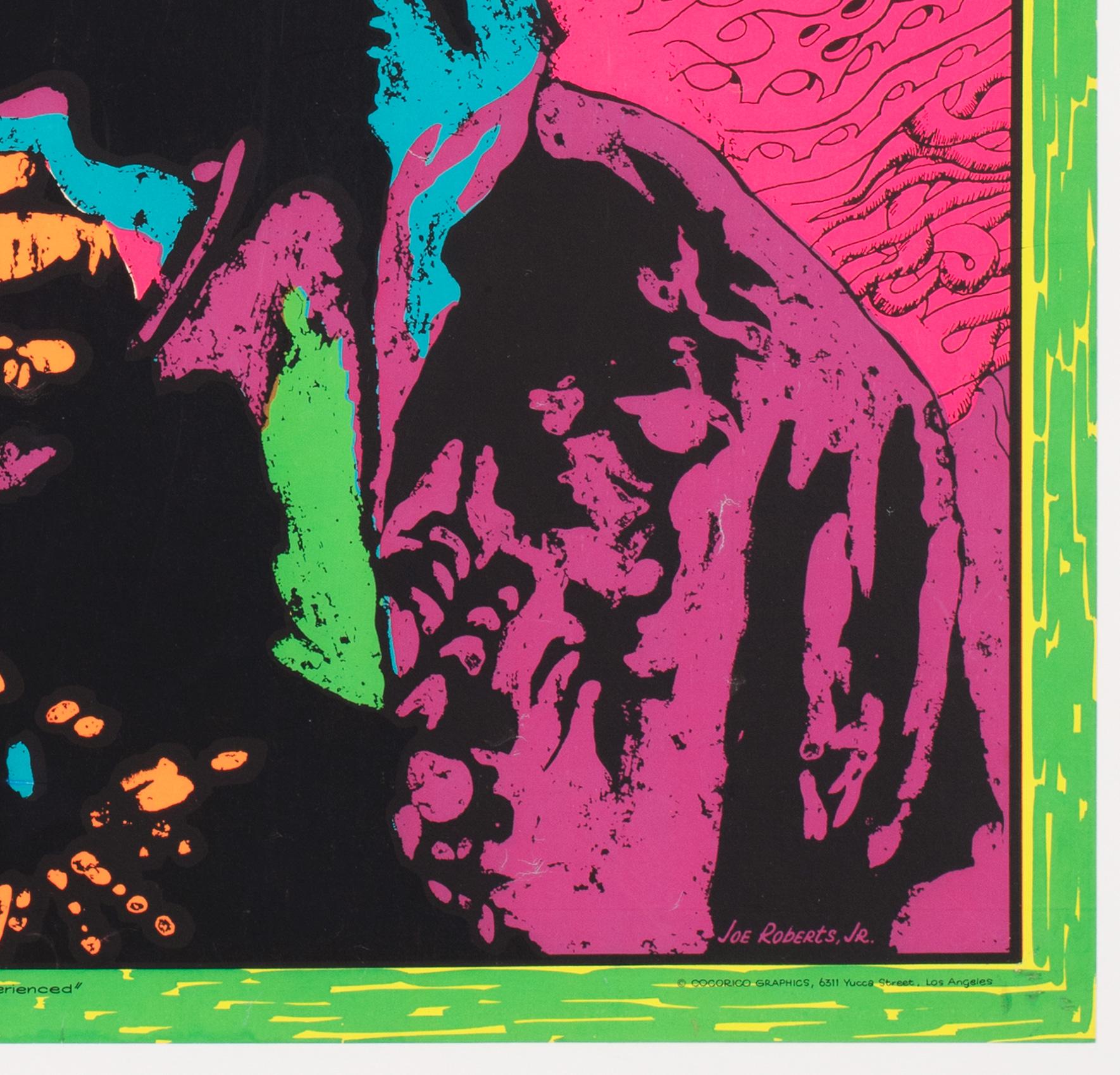 Poster d'epoca del 1960 di Jimi Hendrix, Joe Roberts Jr. in vendita 1