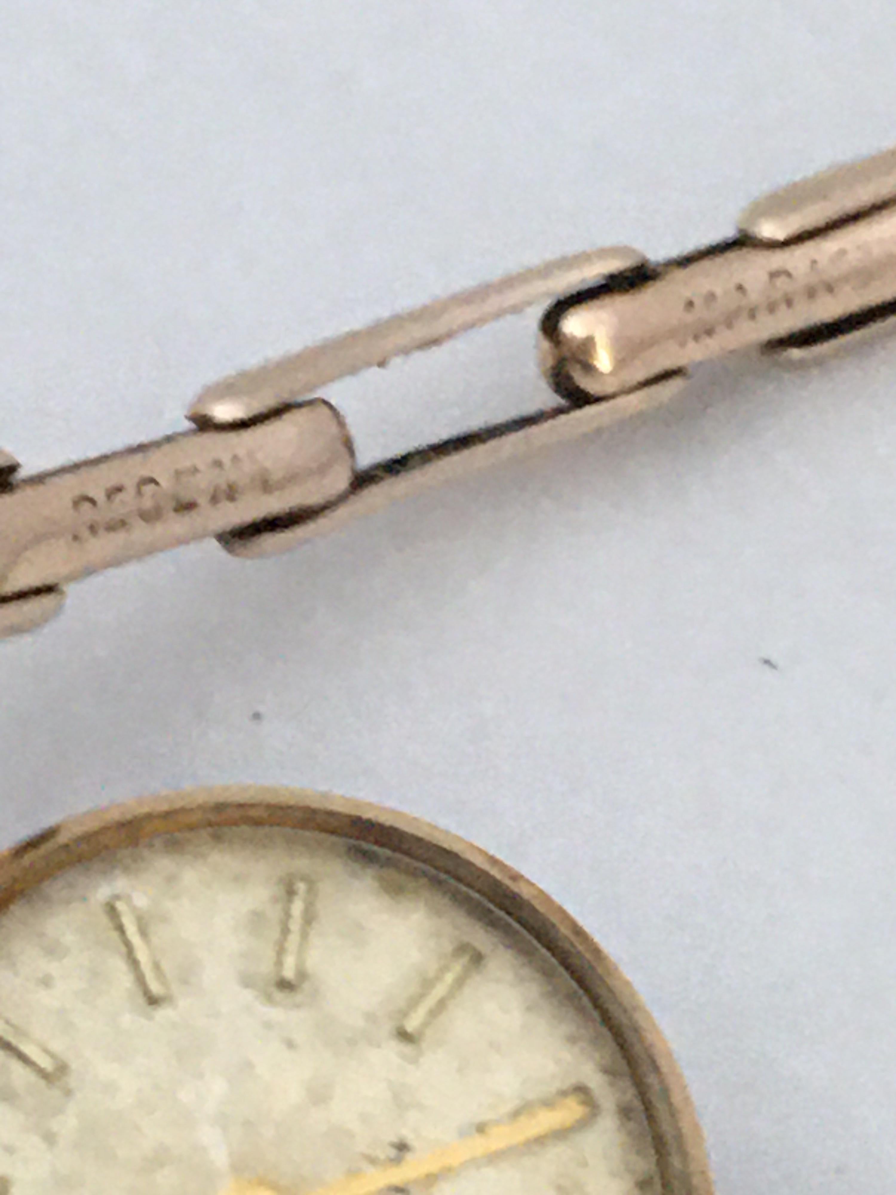 Vintage 1960s Ladies Gold-Filled Mechanical Watch For Sale 6