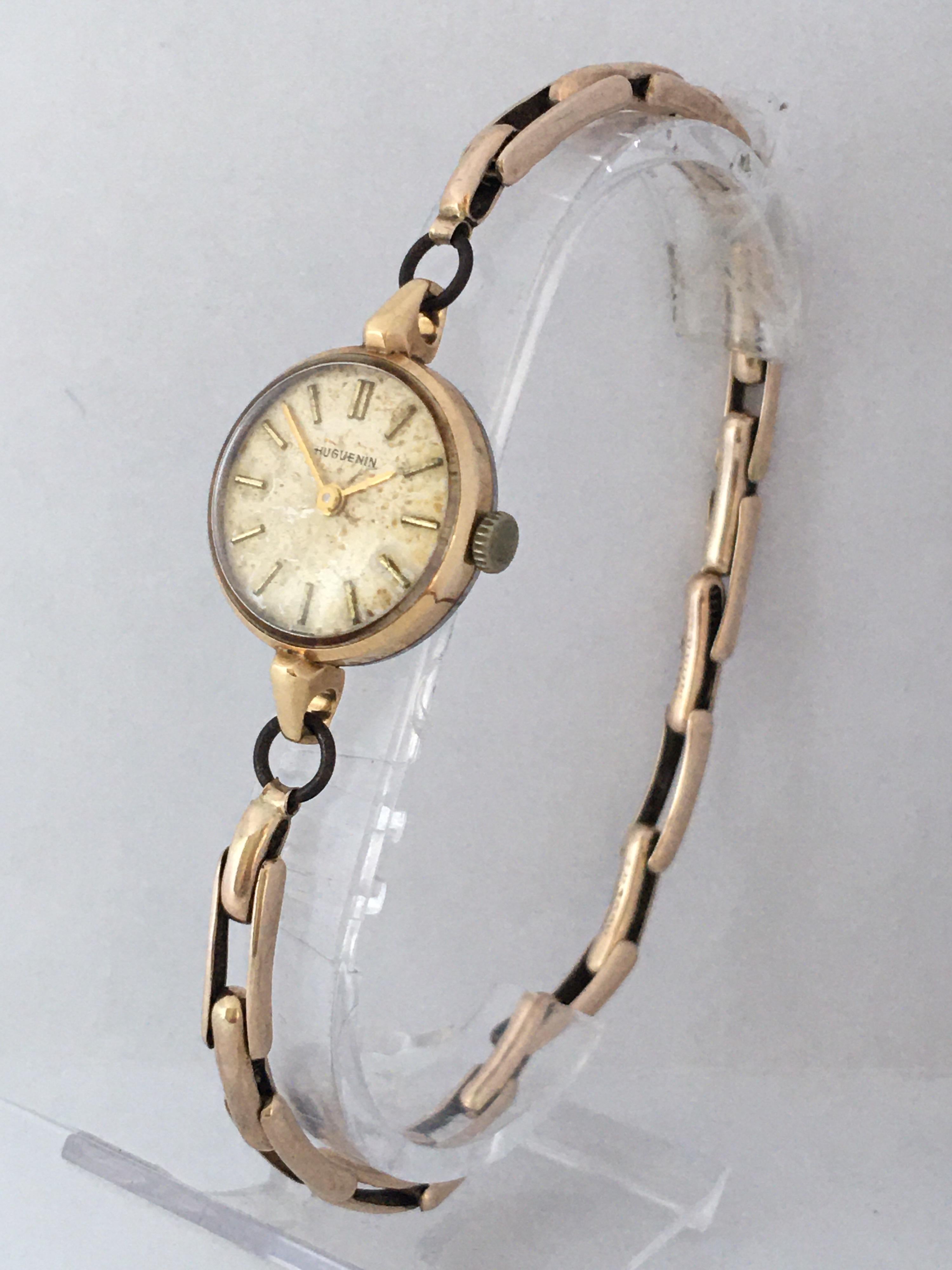 Vintage 1960s Ladies Gold-Filled Mechanical Watch In Fair Condition For Sale In Carlisle, GB