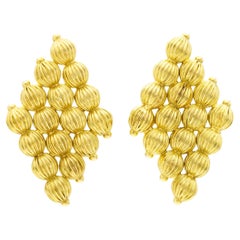 Vintage 1960s Lalaounis Gold Bubbles Earrings