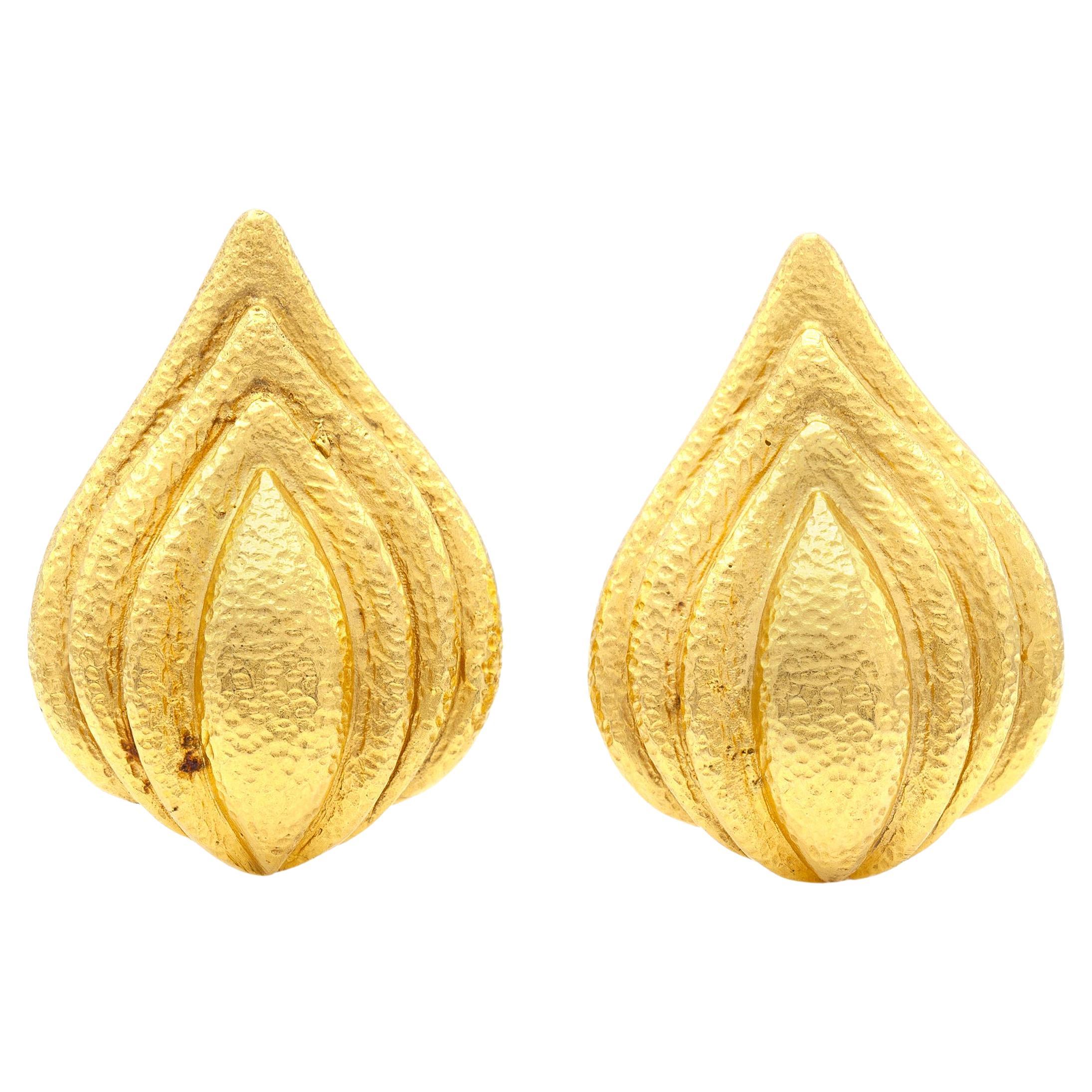 Orecchini d'oro Lalaounis vintage del 1960