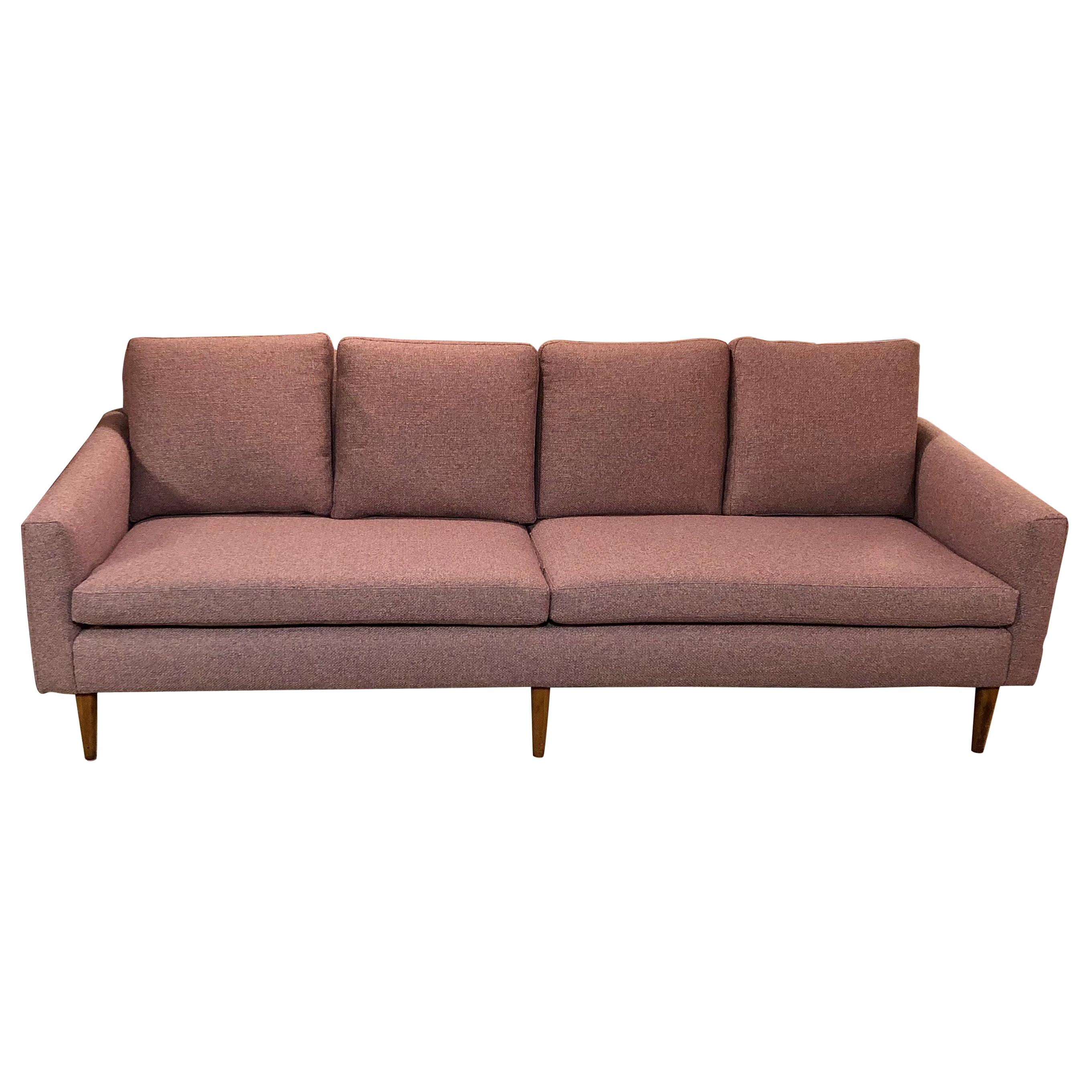 Vintage 1960s Lavender 4-Seat Sofa by Paul McCobb for Directional