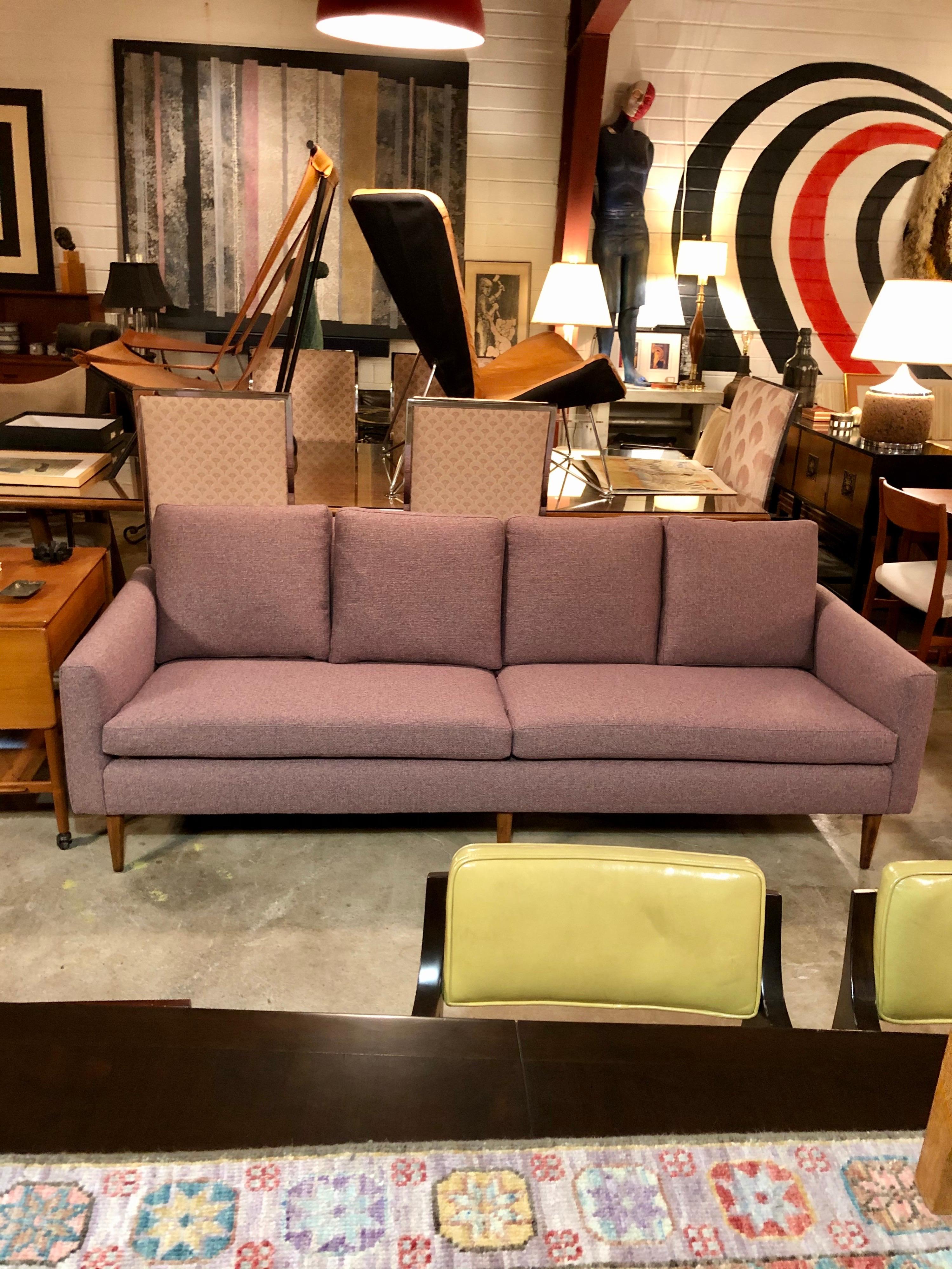 Vintage 1960s Lavender 4-Seat Sofa by Paul McCobb for Directional 1