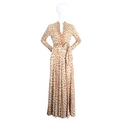 Vintage 1960s leopard print jumpsuit 1960's Palazzo jumpsuit UK 8 US 4