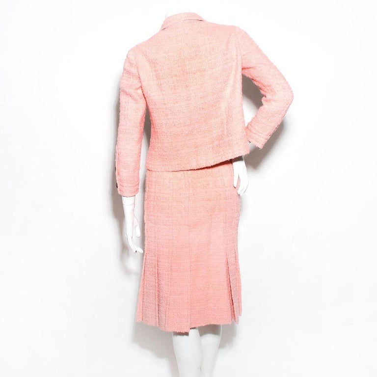Vintage 1960's Lifetime Chanel Pleated Skirt Suit at 1stDibs | vintage ...