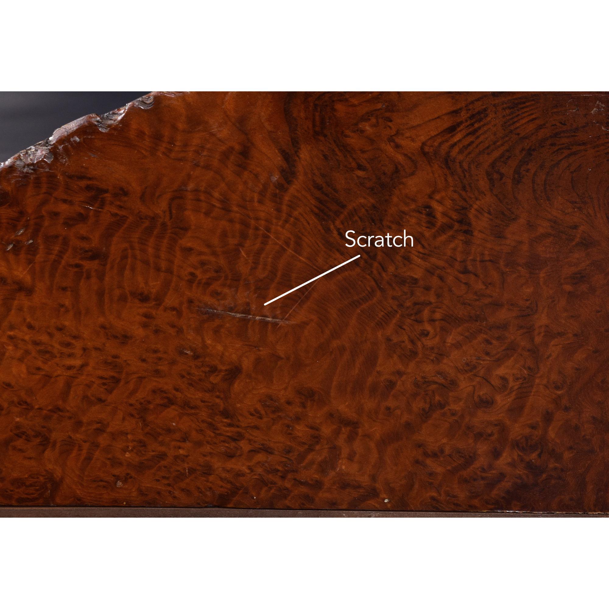 Scaffali da parete in legno rosso a spigoli vivi organici della metà del secolo 1960 in vendita 8