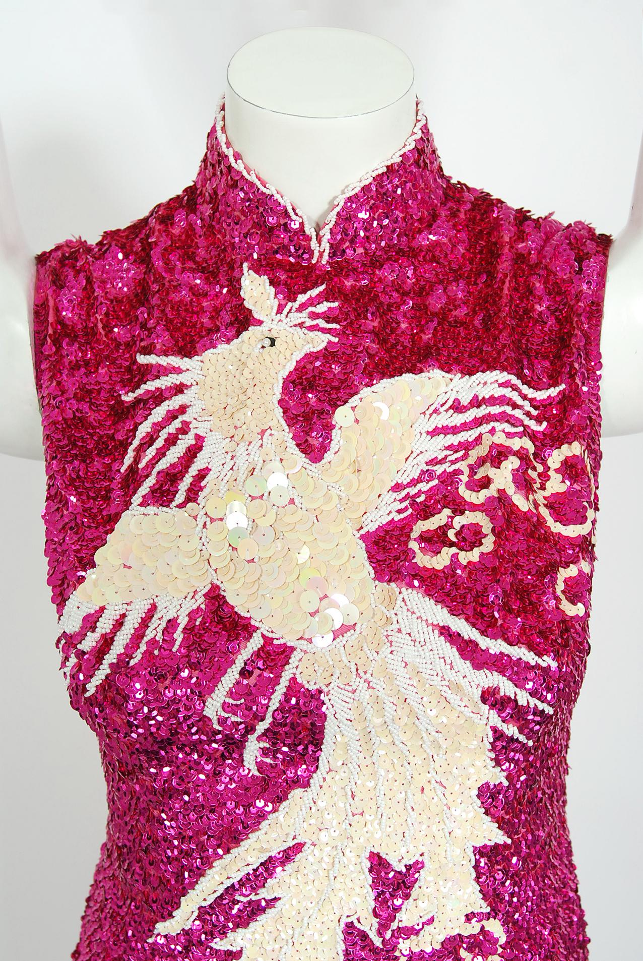 phoenix sequined maxi dress