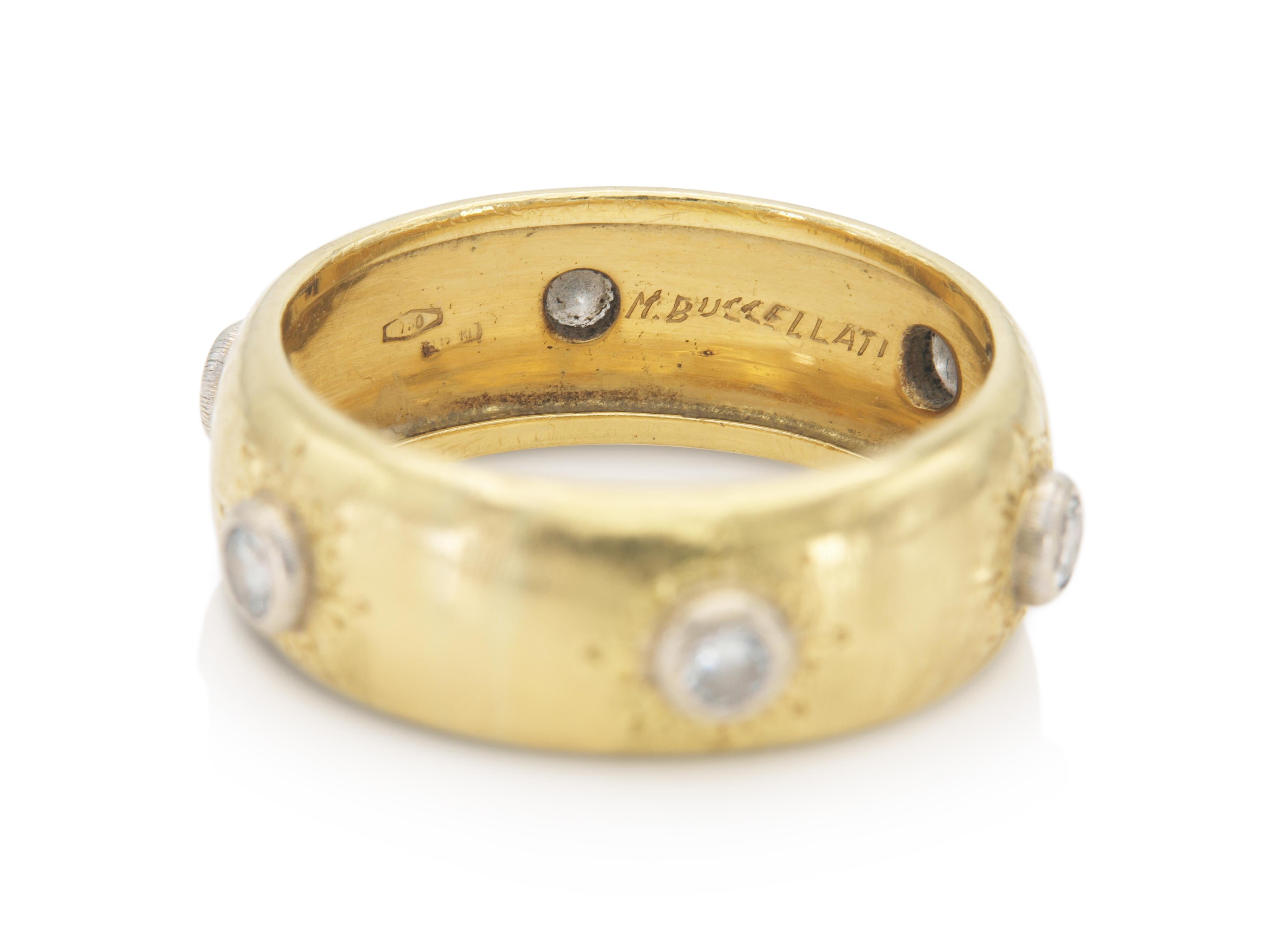 Anello Mario Buccellati Macri Classica d'epoca del 1960 In condizioni buone in vendita a New York, NY