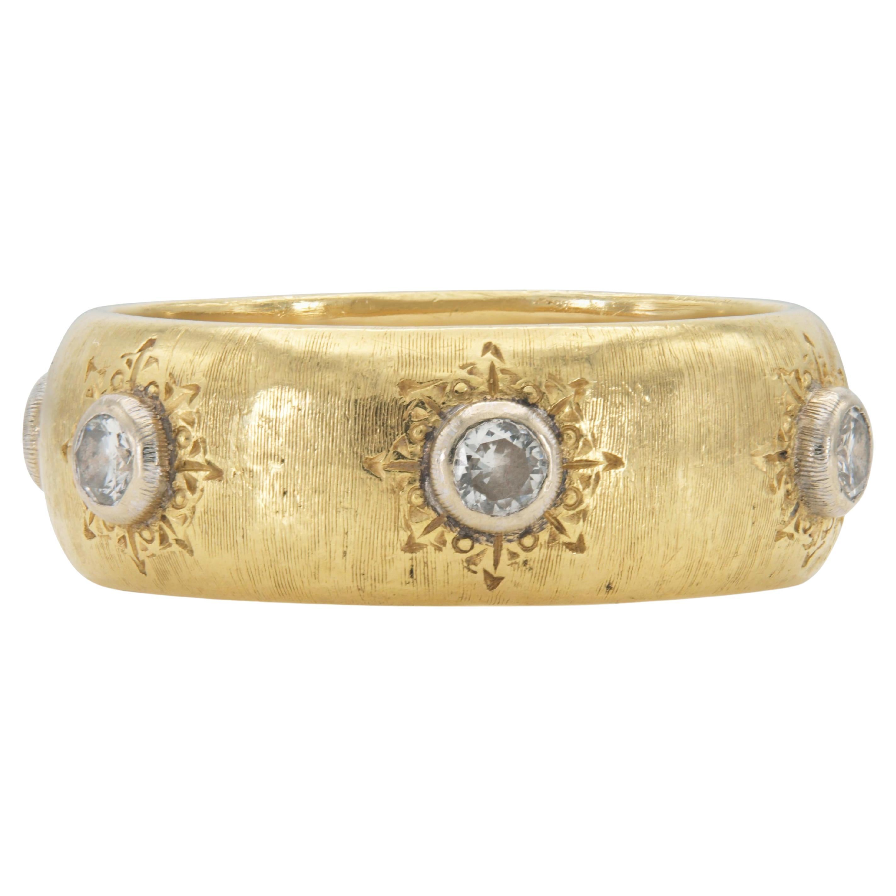 Vintage 1960s Mario Buccellati Macri Classica Ring