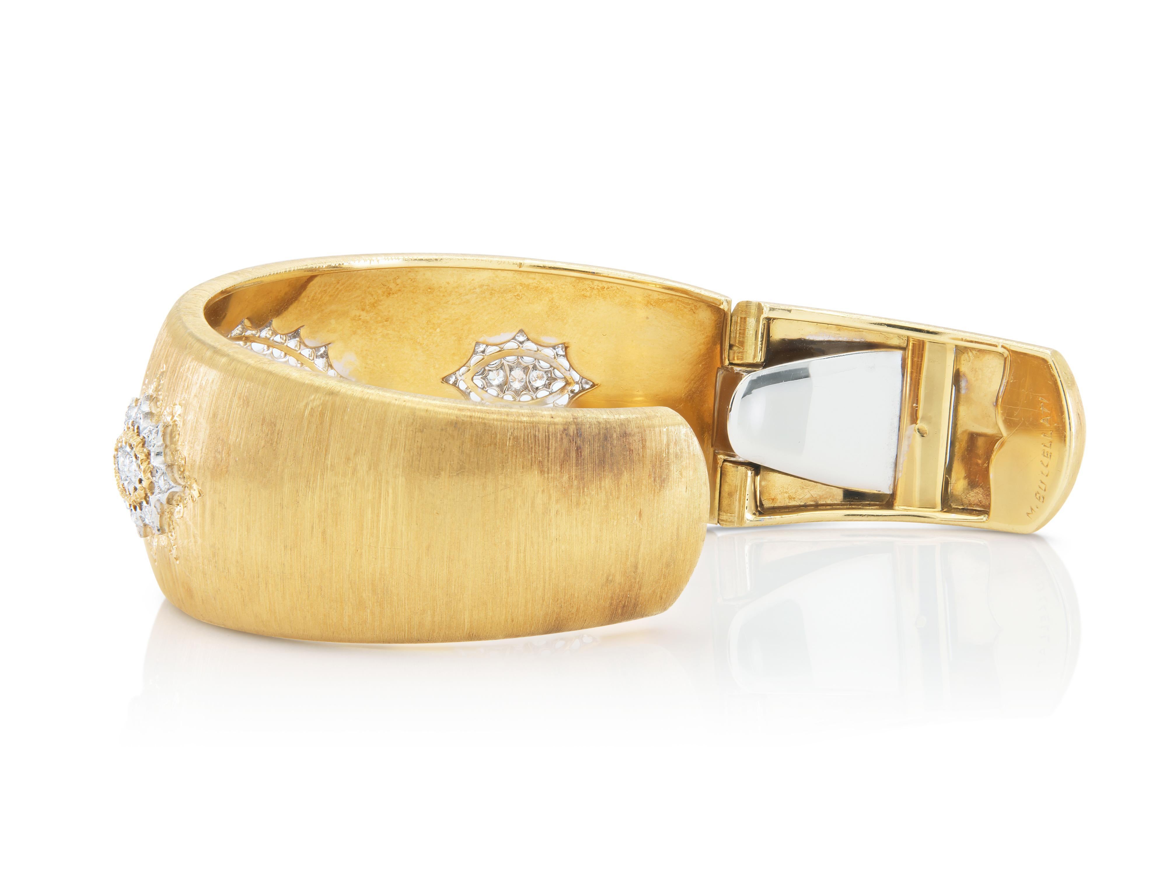 De las mujeres Brazalete puño vintage años 60 Mario Buccellati Rombi en venta