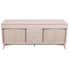 Vintage 1960s Mid-Century Modern Walnut Credenza