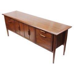 Vintage 1960's Mid-Century Modern Walnut Credenza from Castillion Line by Alma