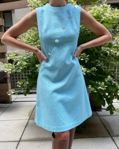 VINTAGE 1960s MOD SHIFT DRESS