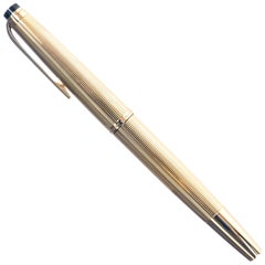 Used 1960s Montblanc Meisterstück 14k Yellow Gold Fountain Pen