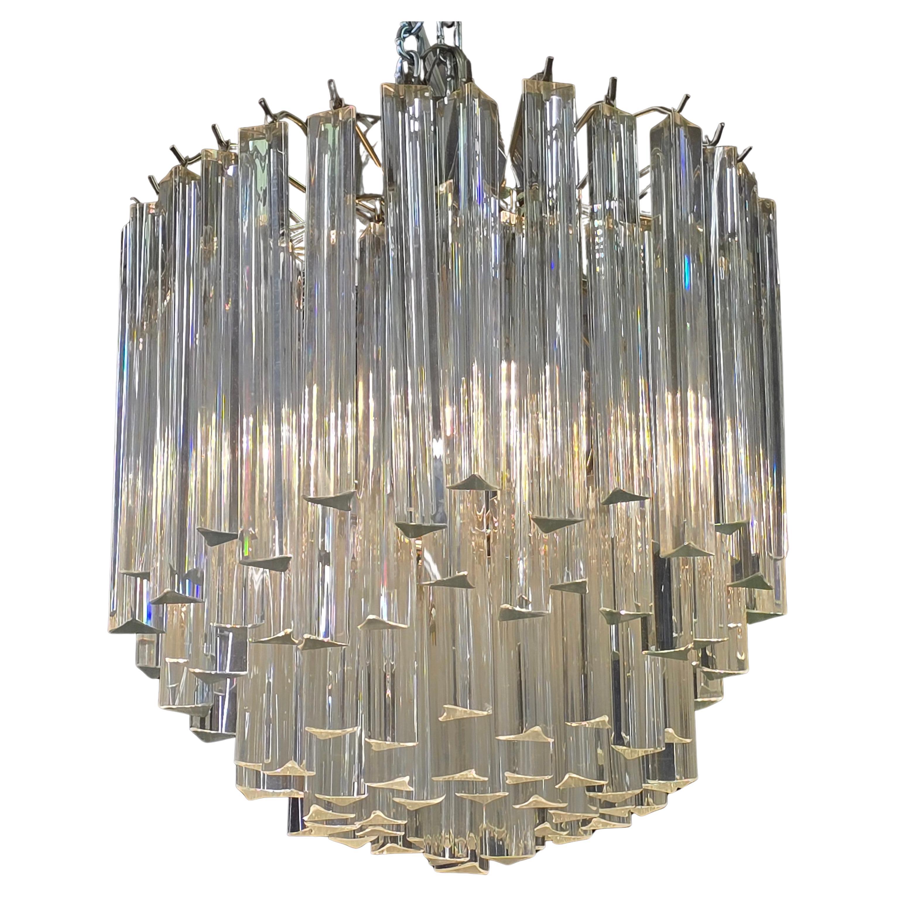 Murano Triedi-Kronleuchter, 1960er Jahre, Vintage