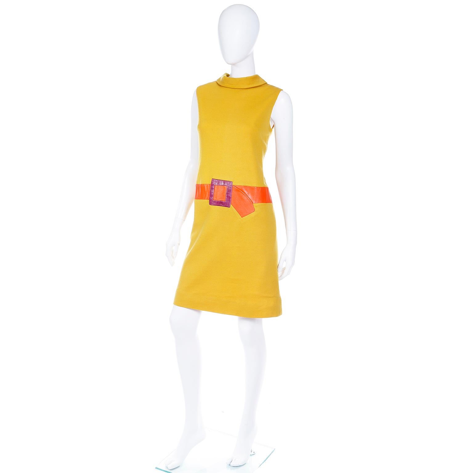 orange and purple outfit
