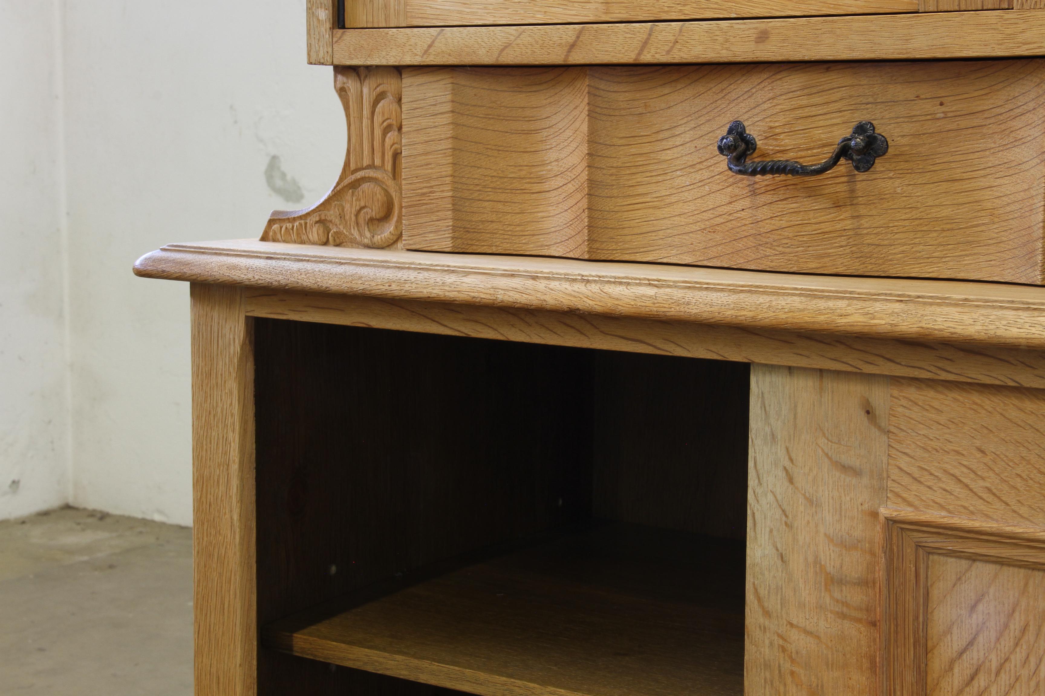 Vintage 1960s Oak Cabinet - Cupboard Style of Danish Design Henning Kjærnulf For Sale 5