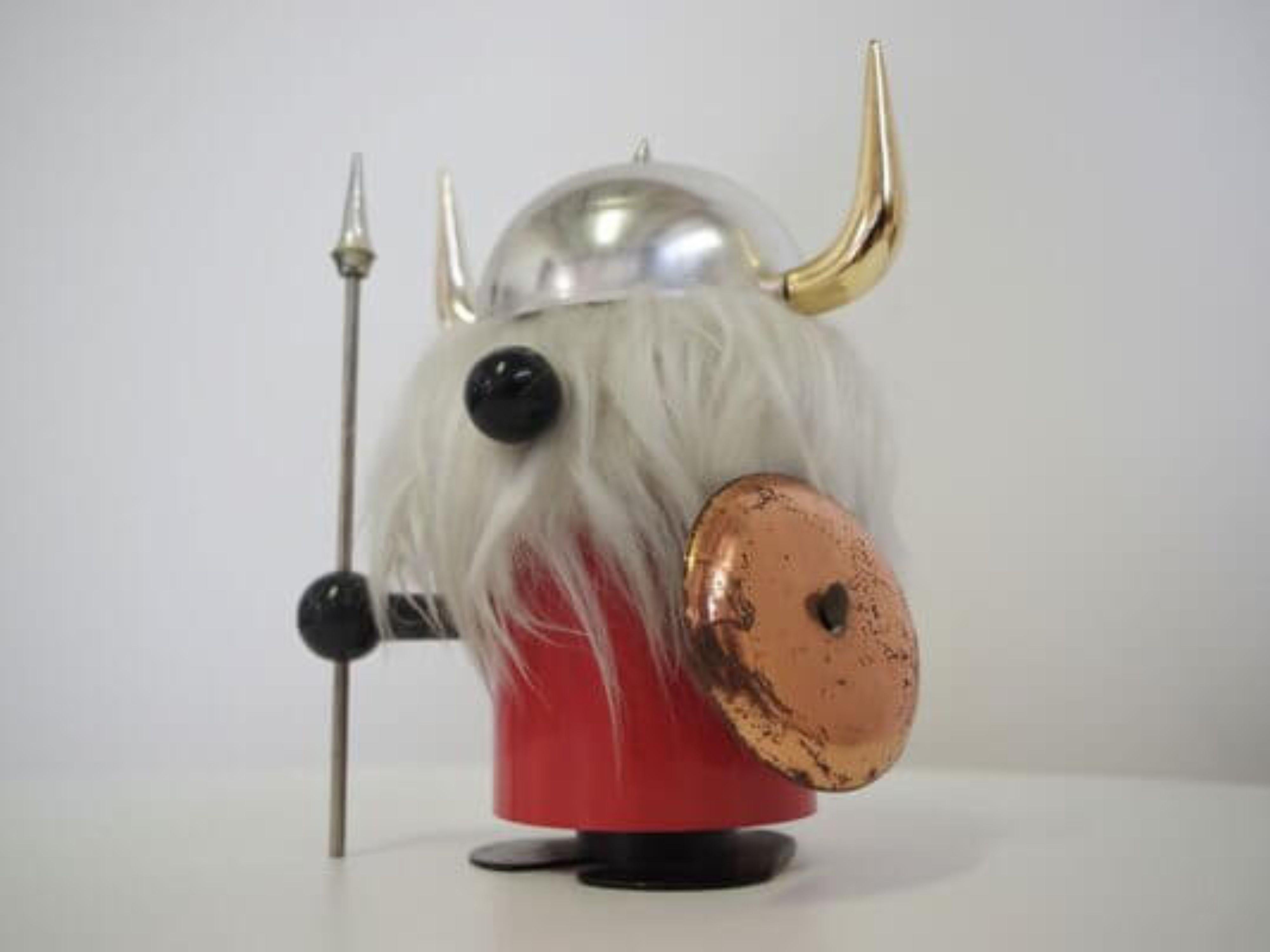 Vintage 1960s Olaf Viking Table Lamp by Oldtimer Ferrari - Un icono de mediados de siglo en venta 9