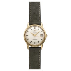 Omega Seamaster 166.03 aus den 1960er Jahren, mit vergoldetem, versilbertem Zifferblatt, Automatikwerk, 36 mm
