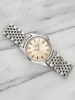 Vintage 1960s Omega Seamaster 168.024 Steel Silver Sunburst Dial Auto 36mm